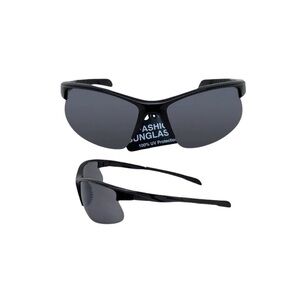 Sports Wrap Semi Rim Fashion Sunglasses